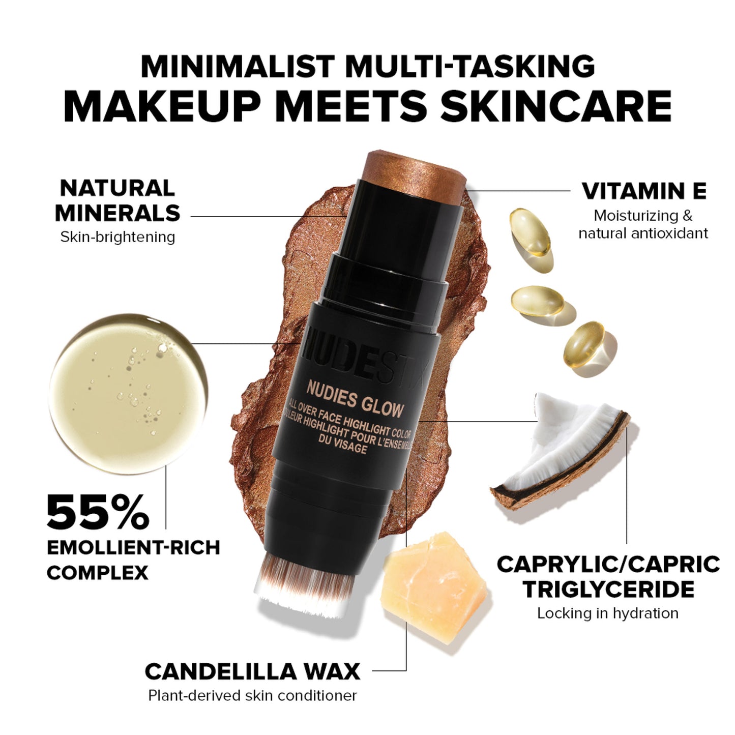 Nudestix Nudies Glow All Over Face Color - Ice Ice Baby