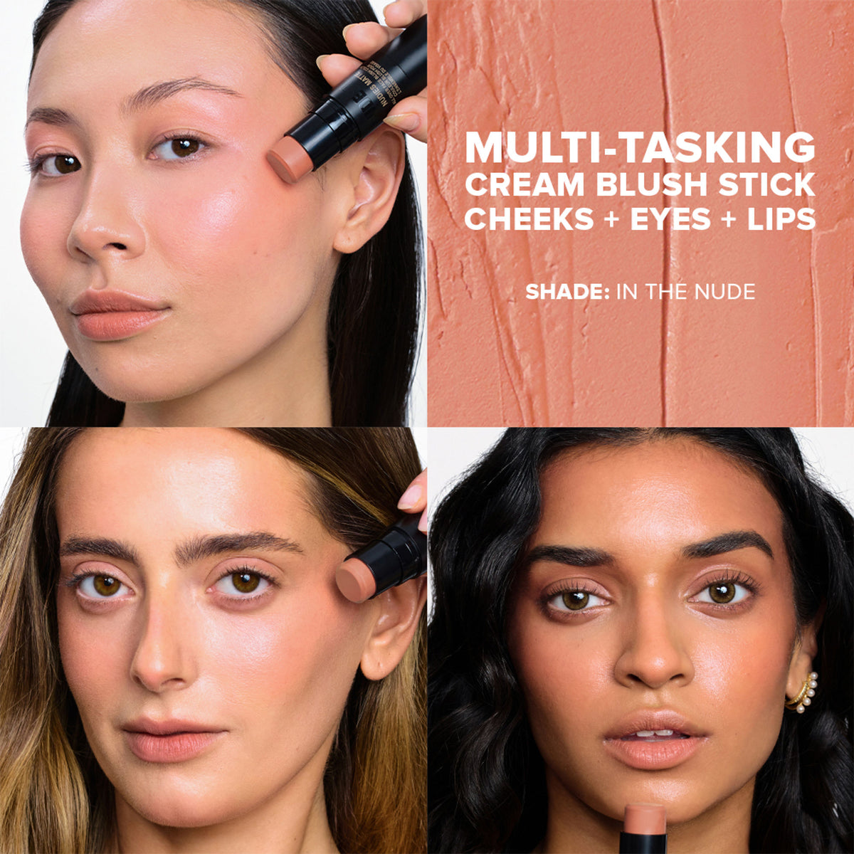 Nudestix Nudies Blush All Over Face Color - In The Nude