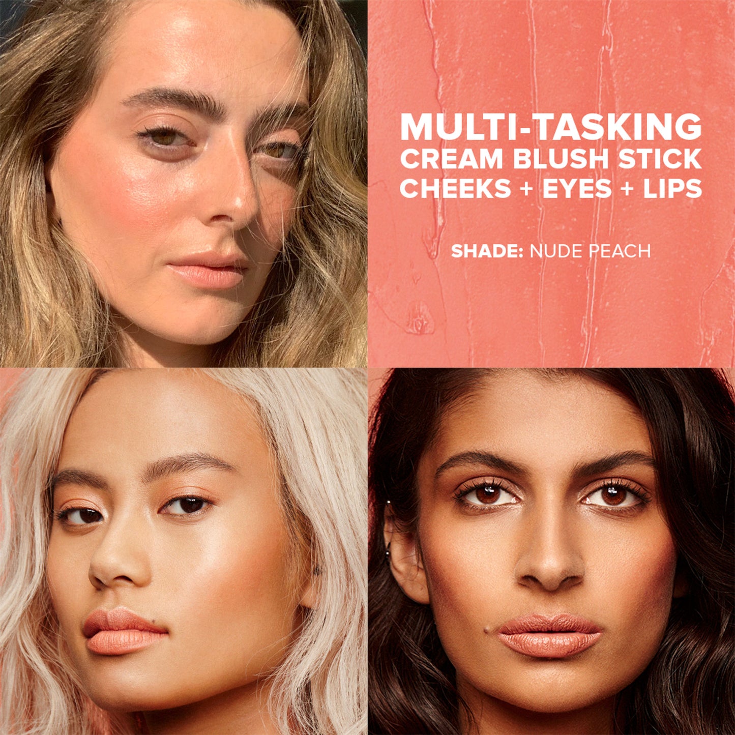 Nudestix Nudies Blush All Over Face Color - Nude Peach