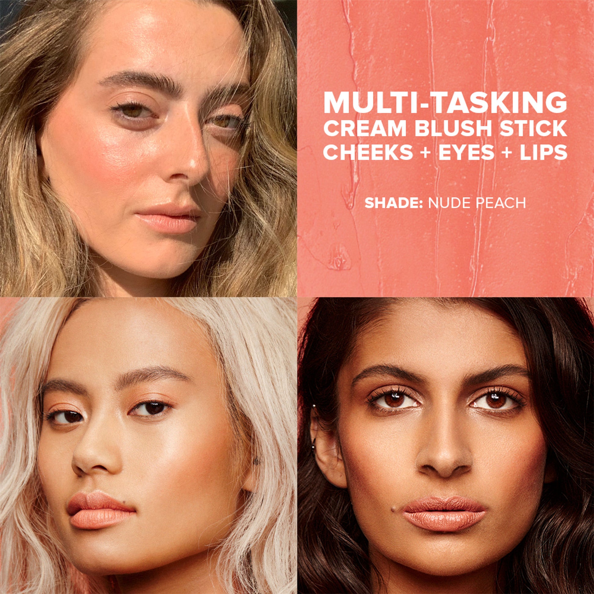 Nudestix Nudies Blush All Over Face Color - Nude Peach