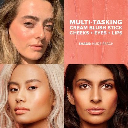 Nudestix Nudies Blush All Over Face Color - Nude Peach