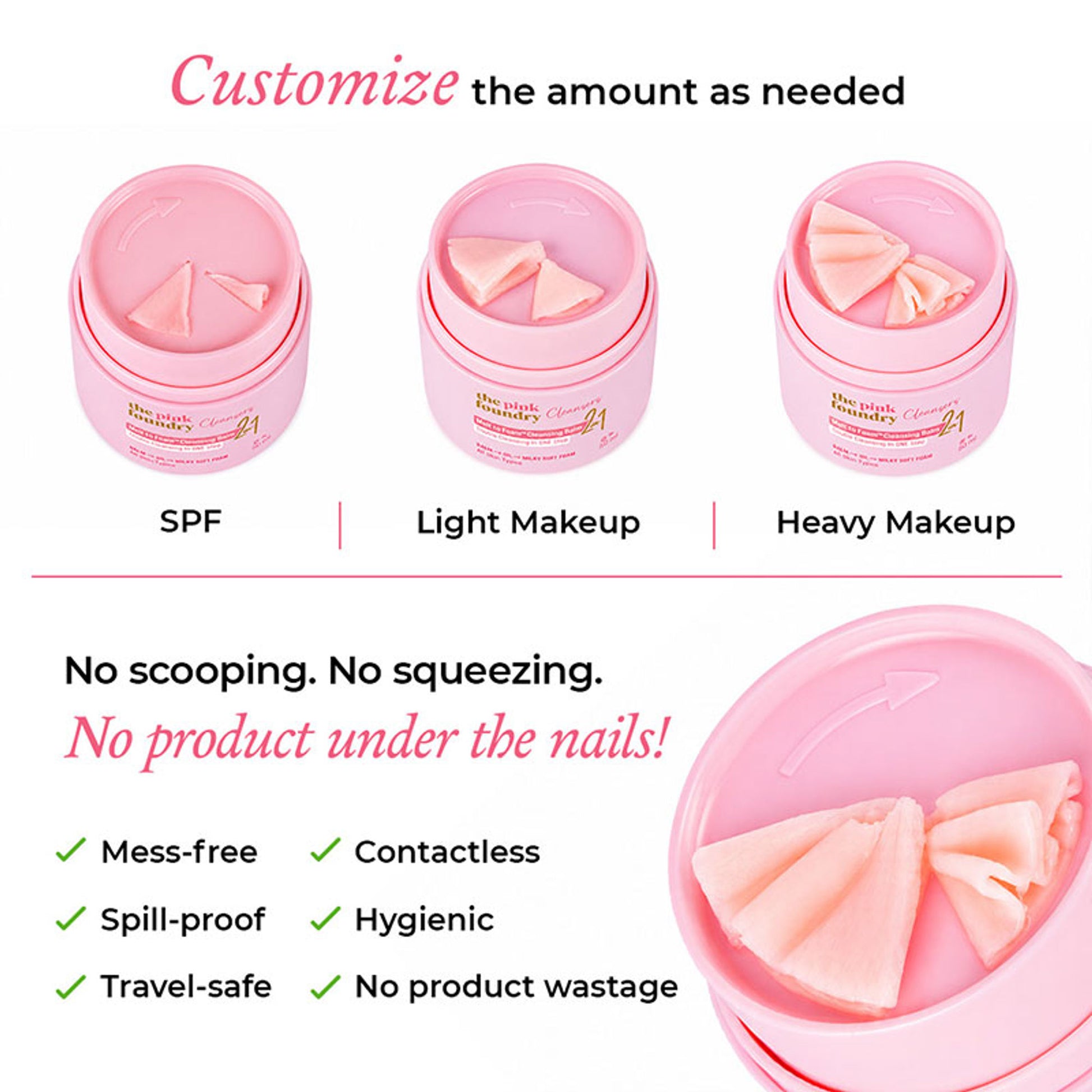 The Pink Foundry Melt To Foam Cleansing Balm