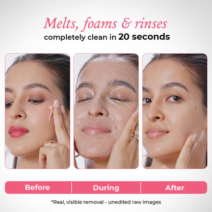 The Pink Foundry Melt To Foam Cleansing Balm