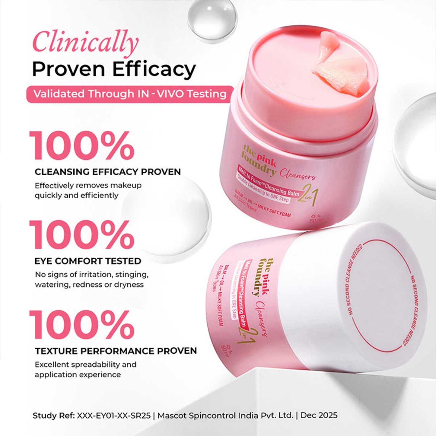 The Pink Foundry Melt To Foam Cleansing Balm