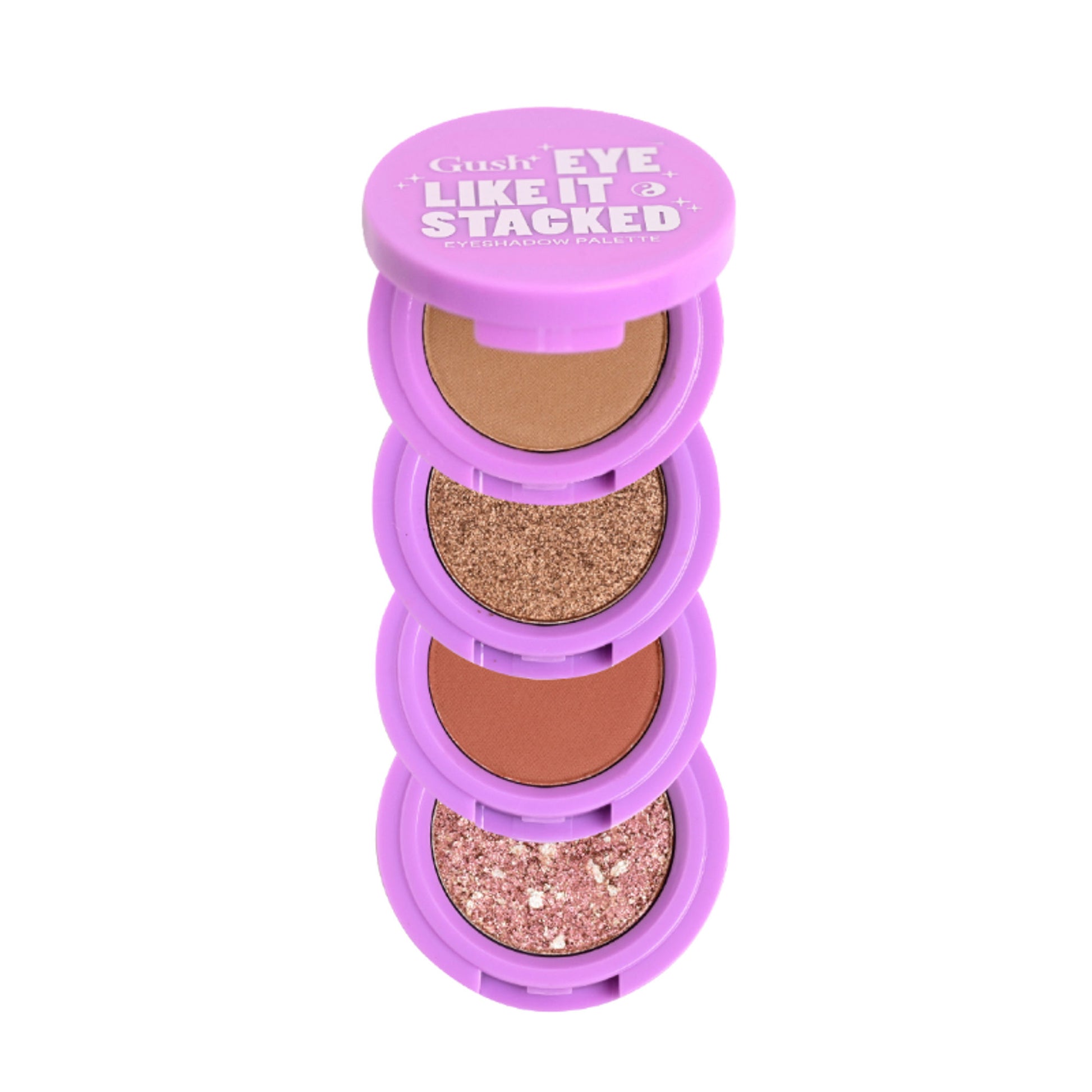 Gush Beauty 4 In 1 Eyeshadow Palette Easy To Blend Kpop - Summer Sundowner