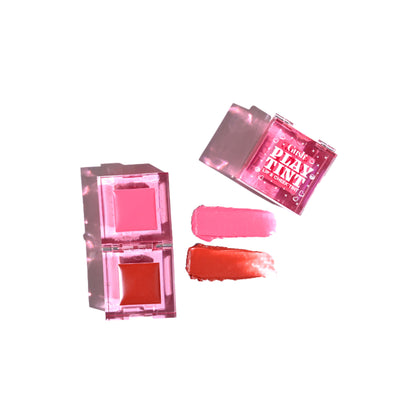 Gush Beauty Gush Beauty 2-in-1 Lip and Cheek Tint in Gum Drops, featuring a creamy blush and lip color in a compact jar.