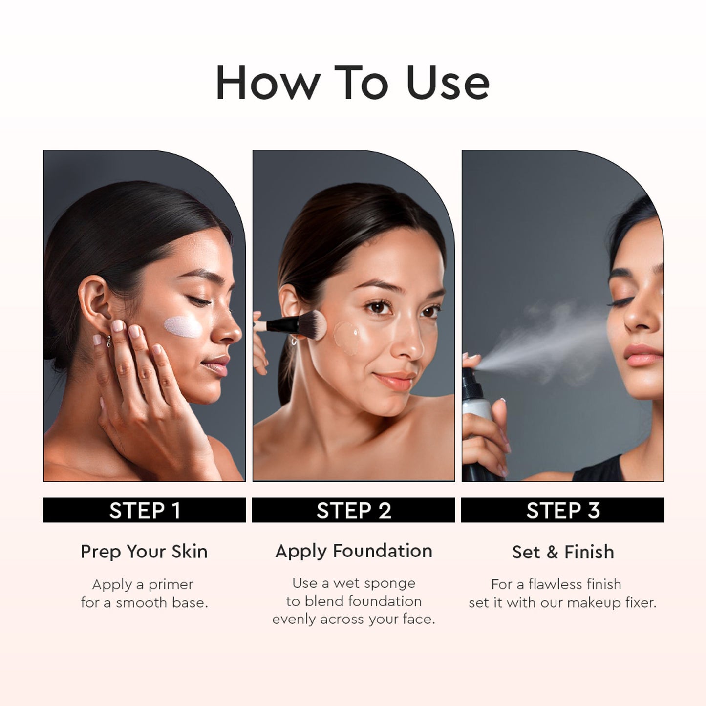 C2p Pro Luminous Silk High Coverage Liquid Foundation For Face Makeup - Light 03