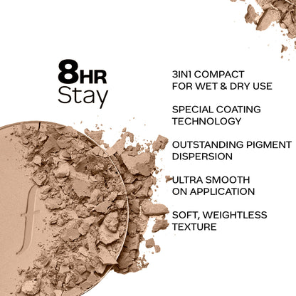 Faces Canada 3 In 1 HD Matte Compact - Just Natural 02