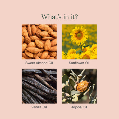 Juicy Chemistry Certified Organic Leave-in Hair Serum & Heat Protectant Fortified with Jojoba
