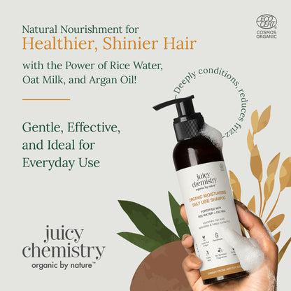 Juicy Chemistry Moisturising Daily Use Shampoo For Dry, Frizzy & Unmanageable Hair