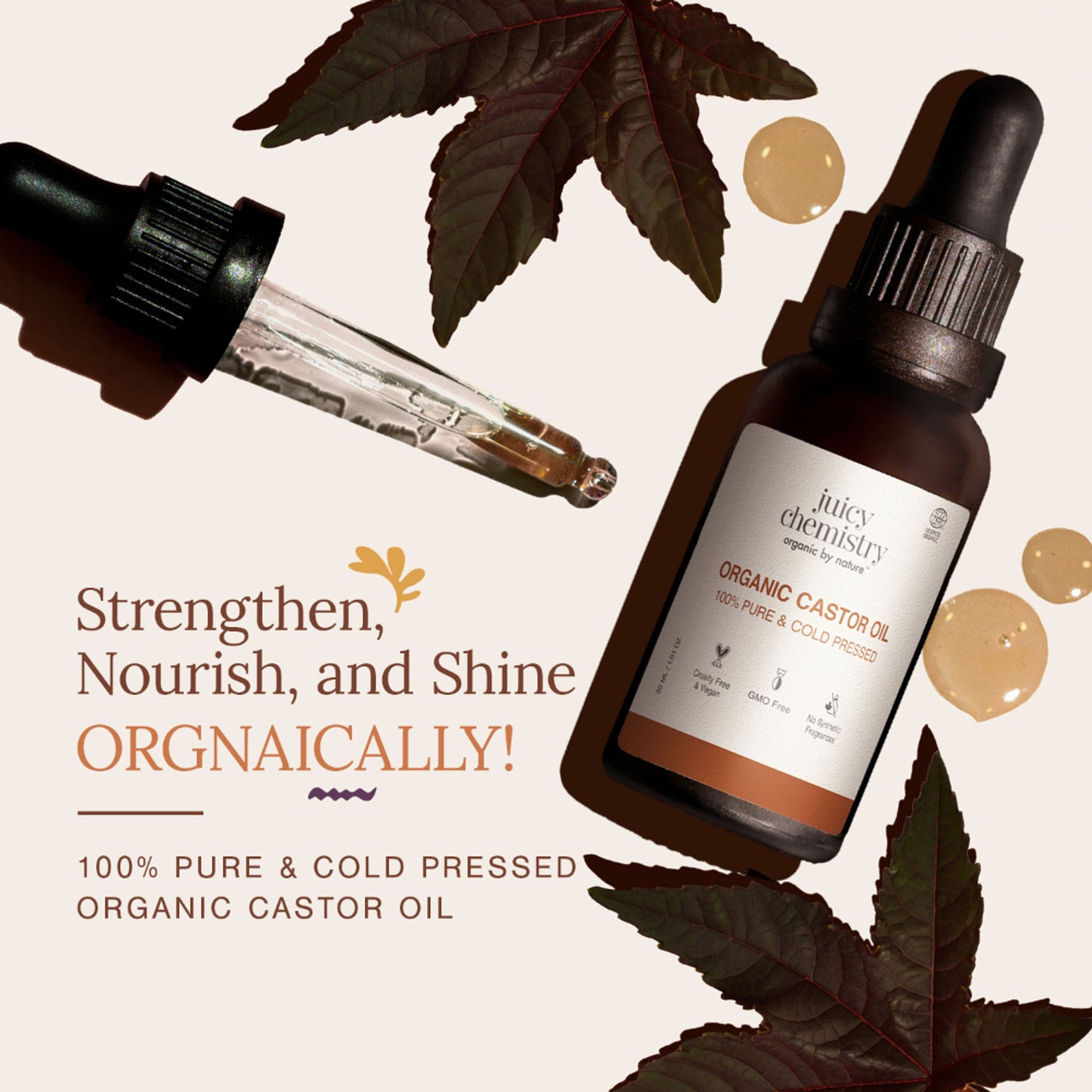 Juicy Chemistry Organic Castor Oil