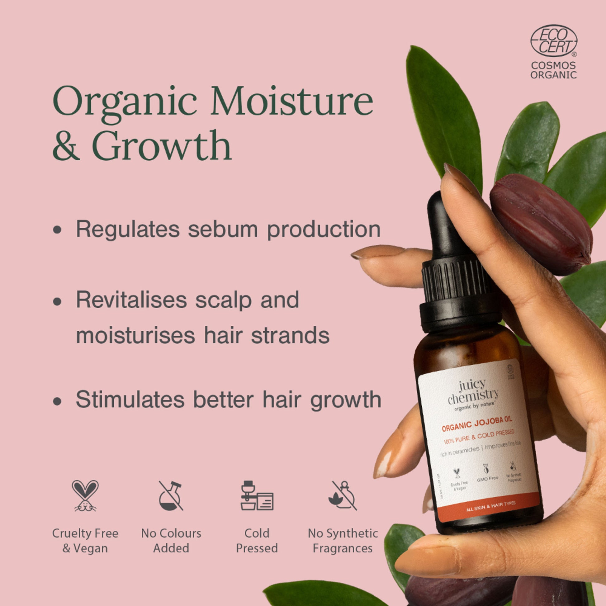 Juicy Chemistry Organic Jojoba Oil