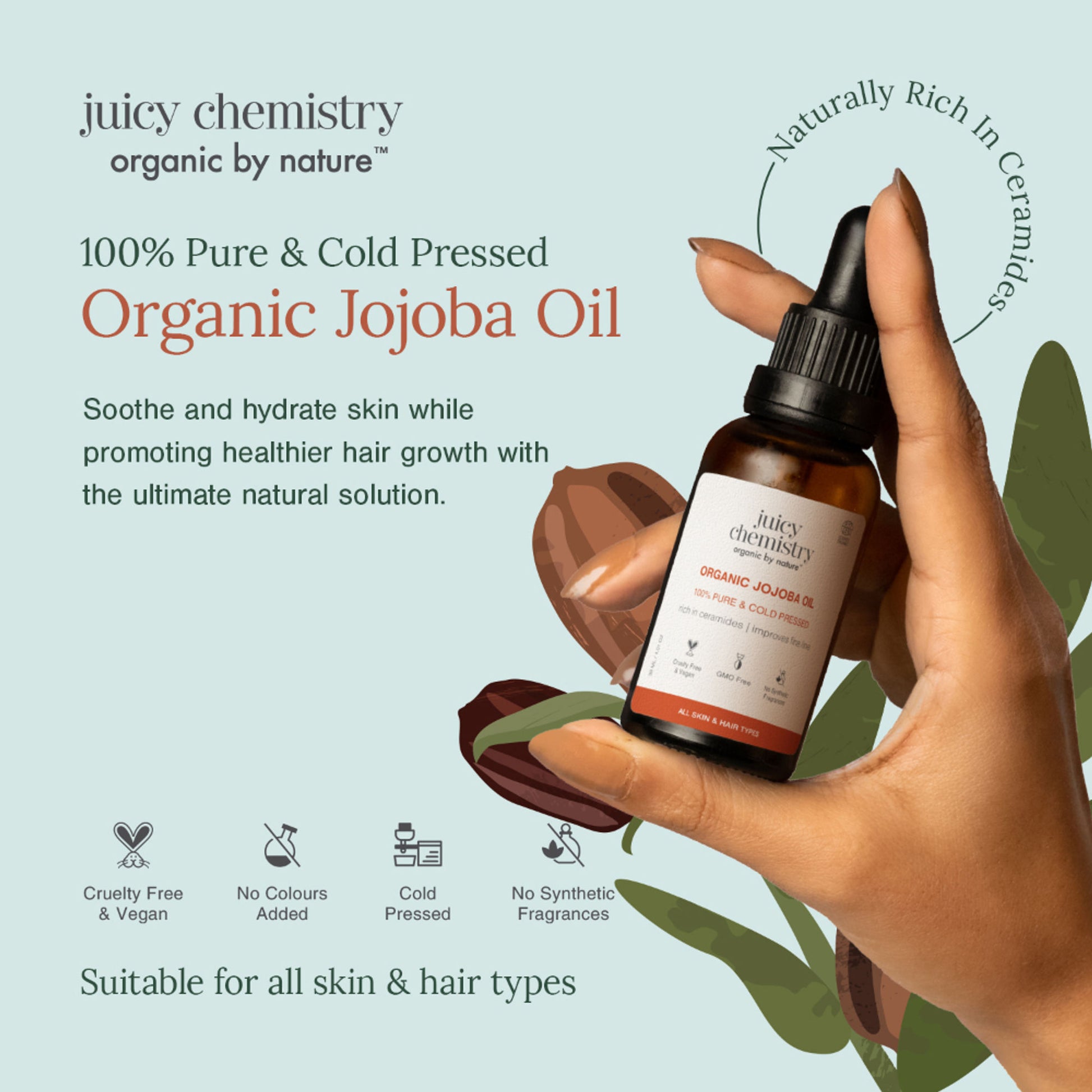 Juicy Chemistry Organic Jojoba Oil