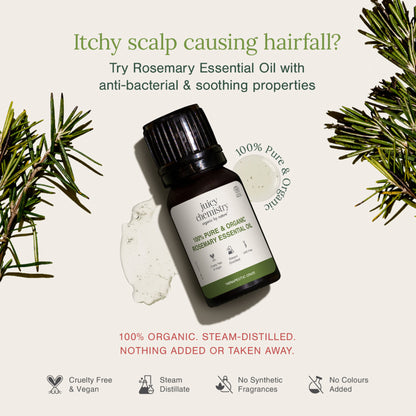 Juicy Chemistry 100% Pure & Organic Rosemary Essential Oil