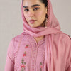 Dhiyona IE Women Ethnic Motifs Embroidered Regular Thread Work Kurta with Trousers & Dupatta