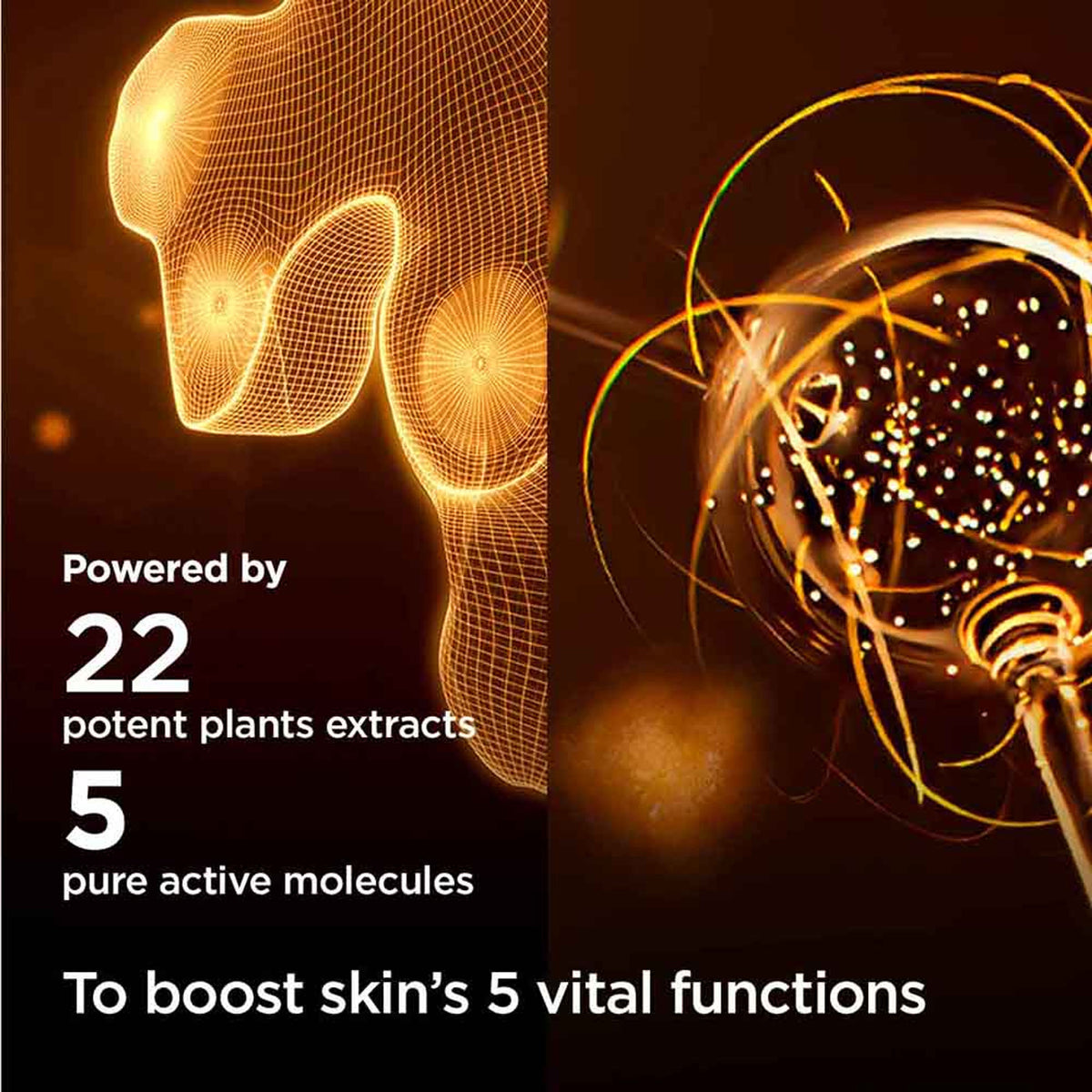 Clarins Double Serum bottle with dropper, featuring sleek packaging and clear labeling, set against a plain background.