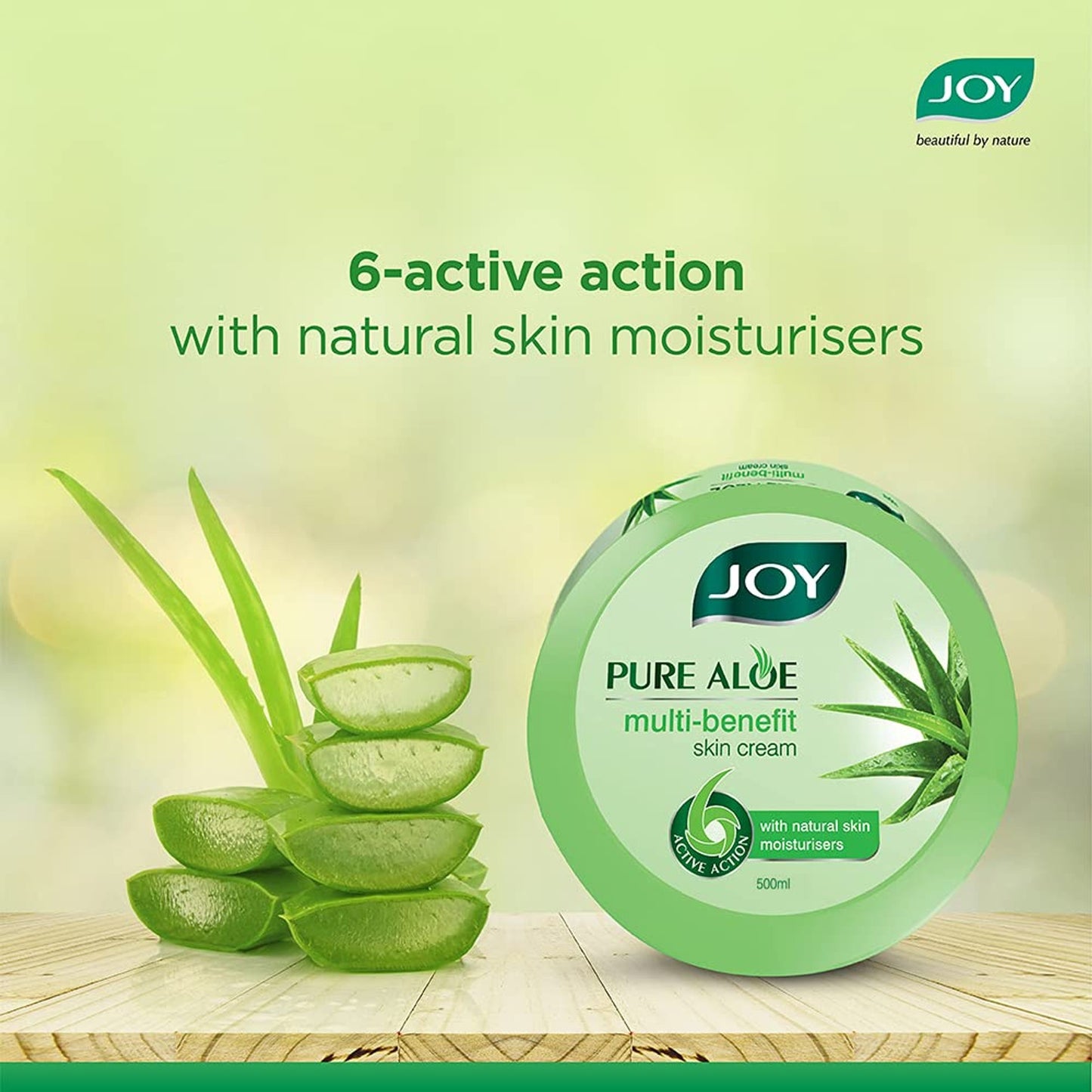 Joy Pure Aloe Vera Light Moisturizer Skin Cream for Face & Body For 48 Hrs Moisturization