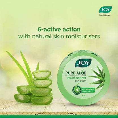 Joy Pure Aloe Vera Light Moisturizer Skin Cream for Face & Body For 48 Hrs Moisturization