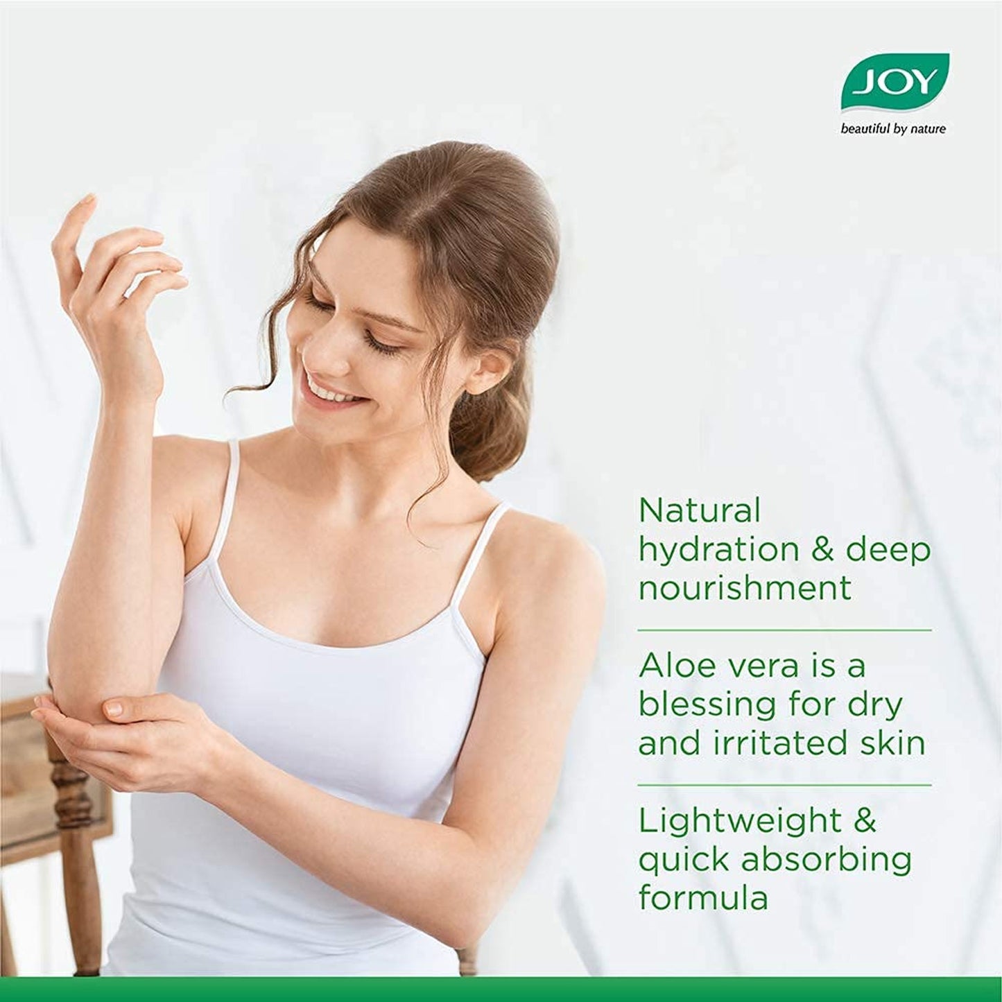 Joy Pure Aloe Vera Light Moisturizer Skin Cream for Face & Body For 48 Hrs Moisturization