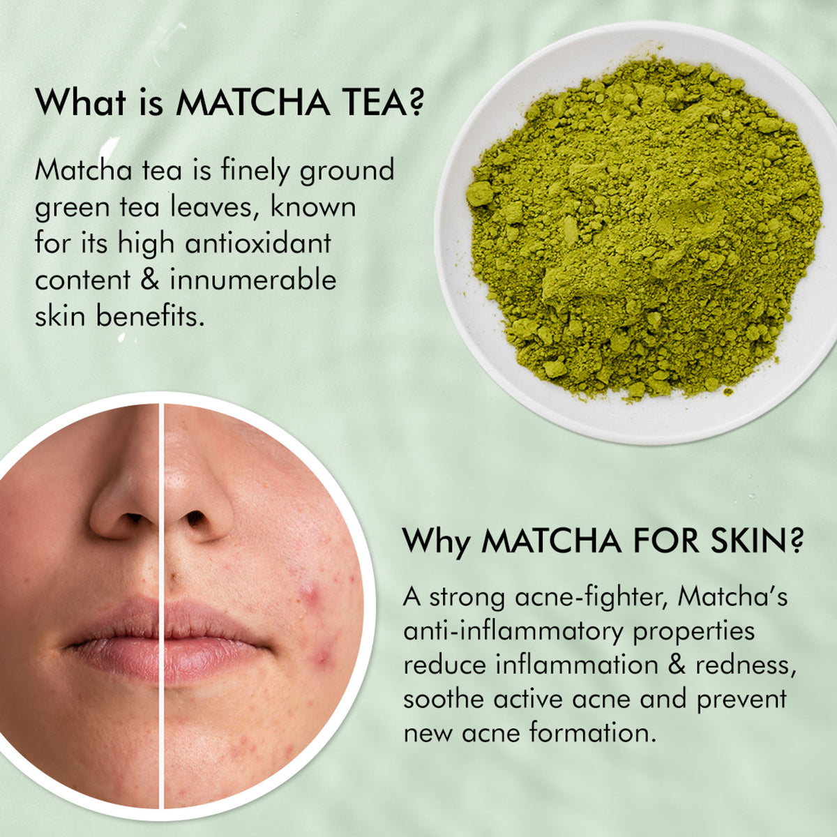 MCaffeine 2% Salicylic Acid Anti Acne Face Wash With Niacinamide & Matcha Tea, For Oil Control