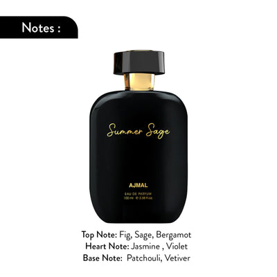 Ajmal India Artisan Summer Sage Exquisite Handpicked Luxury Perfume