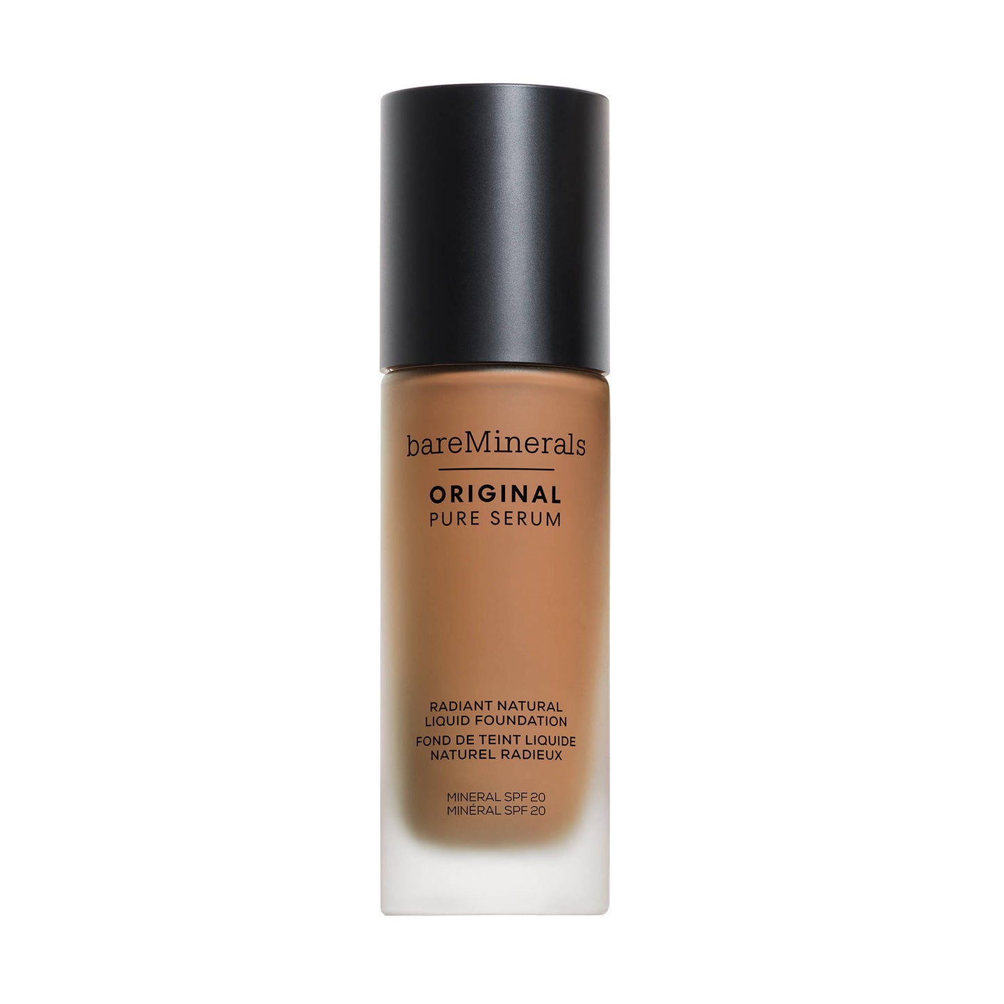 bareMinerals ORIGINAL Pure Serum Radiant Natural Liquid Foundation Mineral SPF 20 - Medium Deep Neutral 4.5