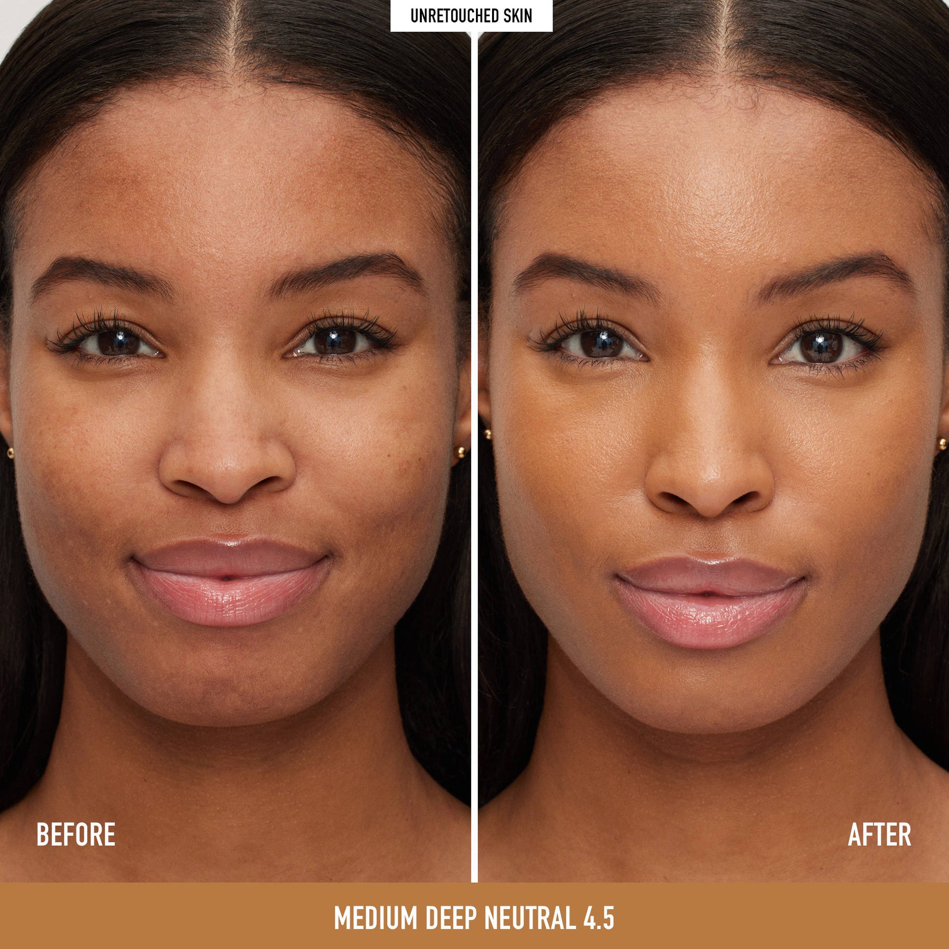 bareMinerals ORIGINAL Pure Serum Radiant Natural Liquid Foundation Mineral SPF 20 - Medium Deep Neutral 4.5
