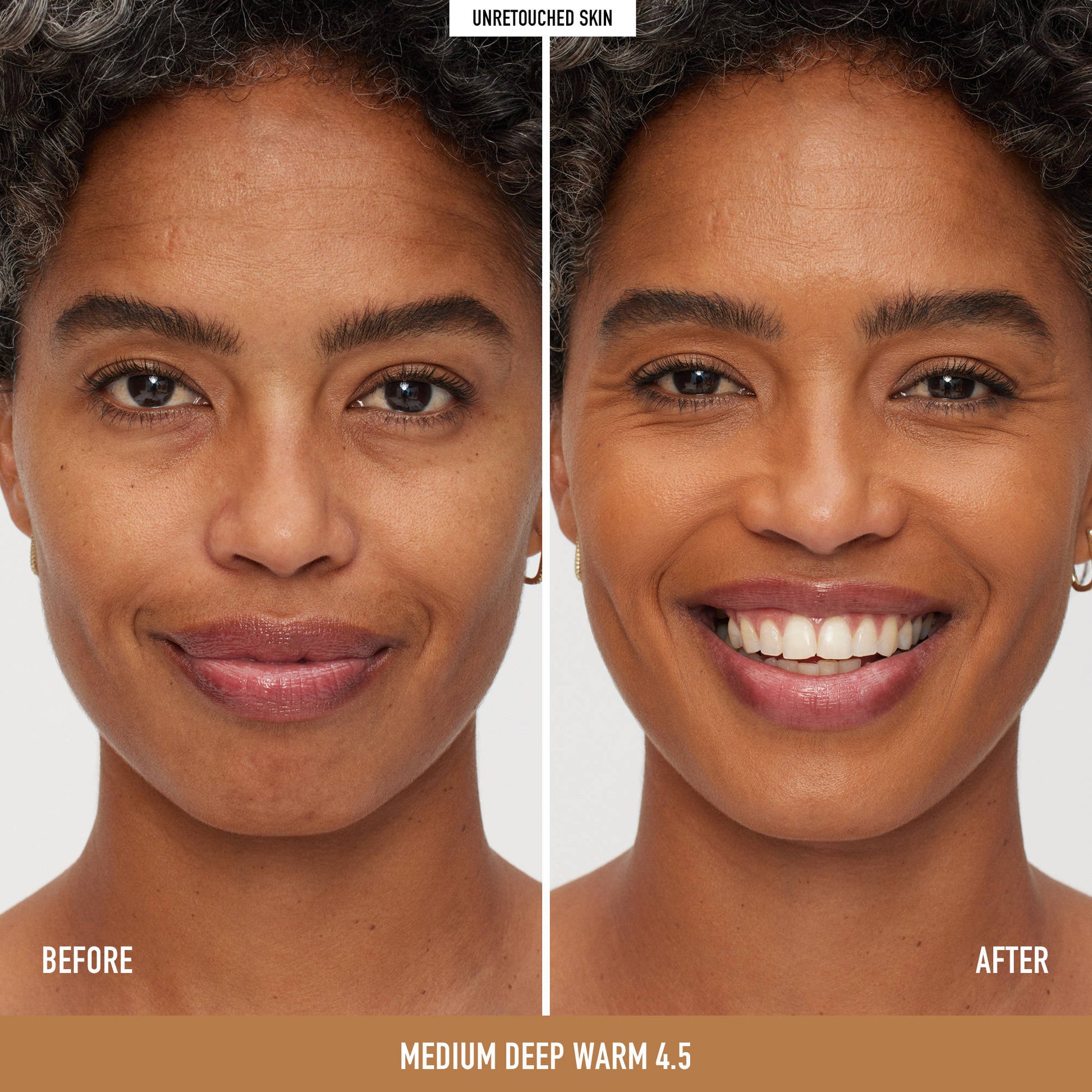 bareMinerals ORIGINAL Pure Serum Radiant Natural Liquid Foundation Mineral SPF 20 - Medium Deep Warm 4.5