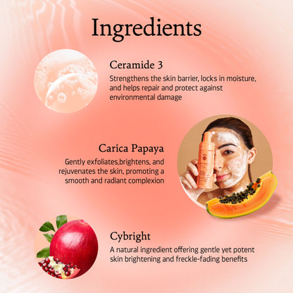 Indulgeo Essentials Cera Cleanse Activs - Ceramide Foaming Face Wash