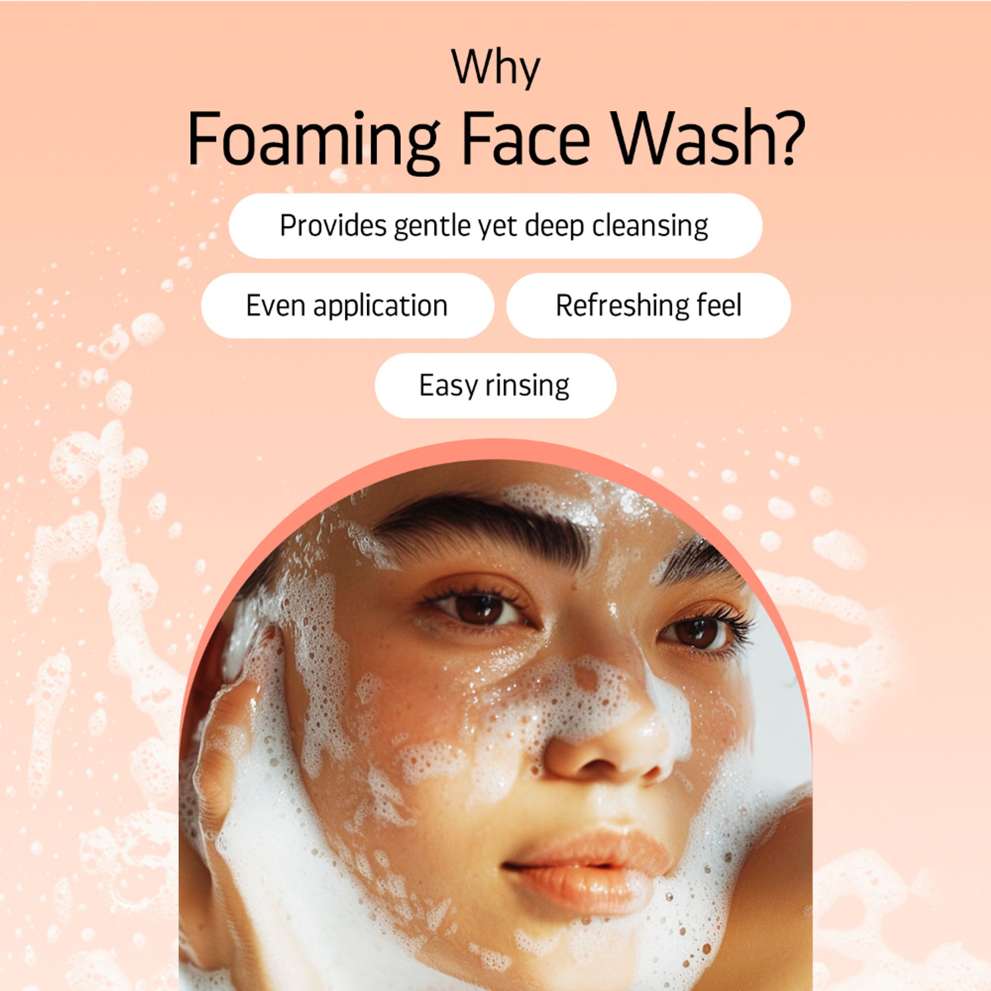 Indulgeo Essentials Cera Cleanse Activs - Ceramide Foaming Face Wash