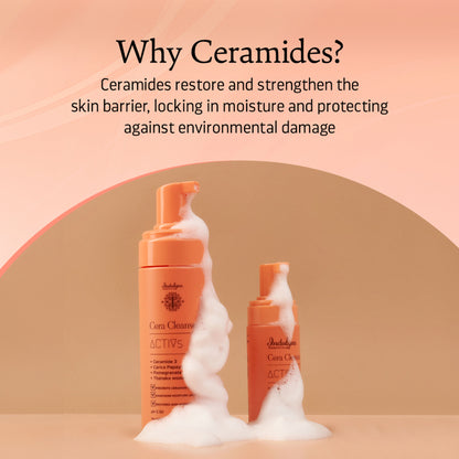 Indulgeo Essentials Cera Cleanse Activs - Ceramide Foaming Face Wash