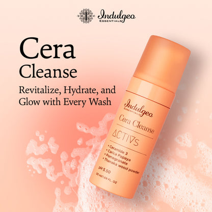 Indulgeo Essentials Cera Cleanse Activs - Ceramide Foaming Face Wash