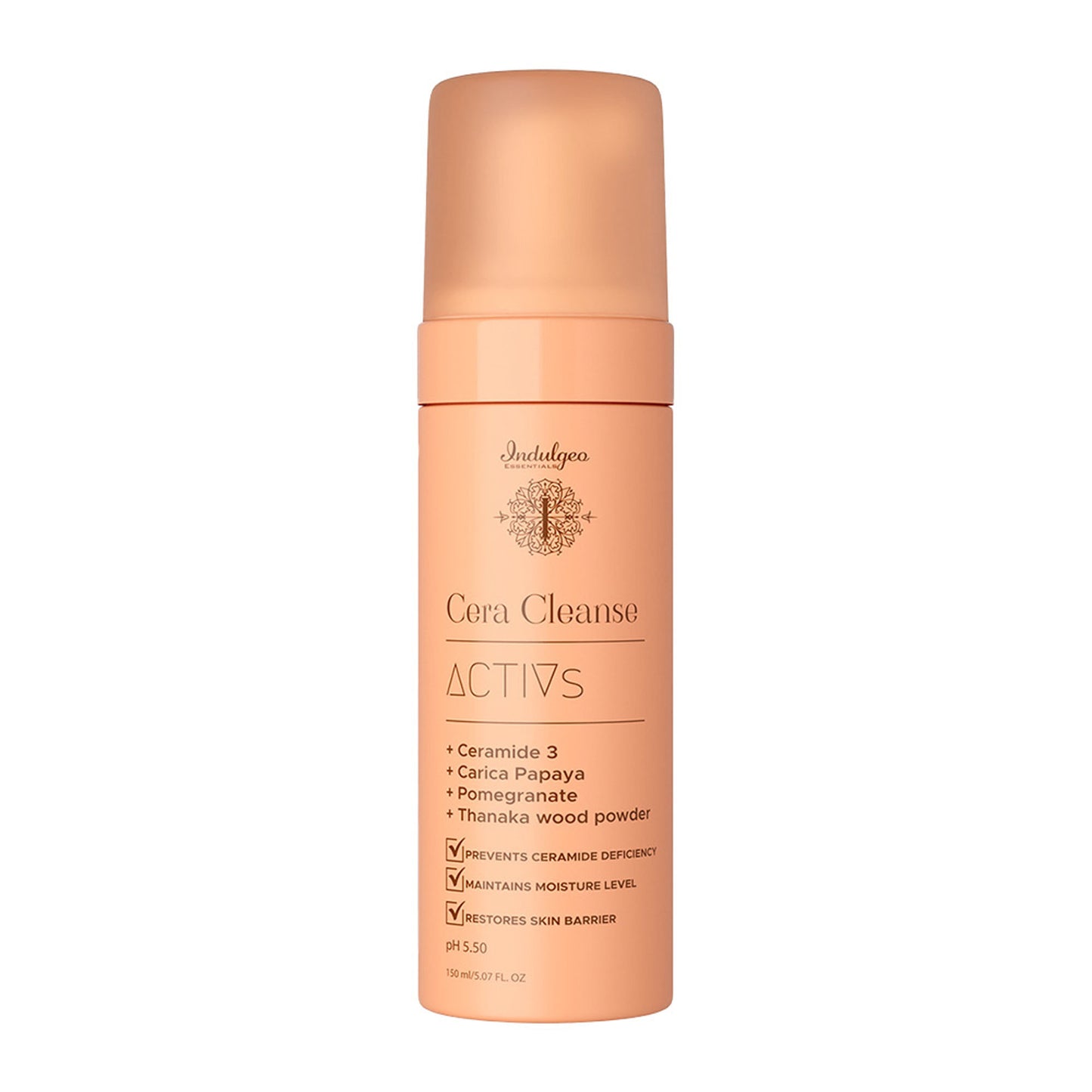 Indulgeo Essentials Cera Cleanse Activs - Ceramide Foaming Face Wash