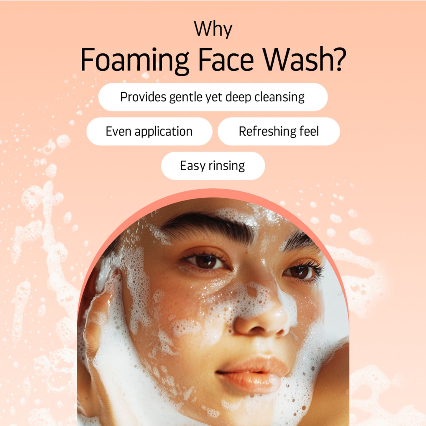 Indulgeo Essentials Cera Cleanse Activs - Ceramide Foaming Face Wash