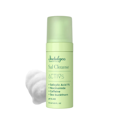 Indulgeo Essentials Sal Cleanse Activs - Salicylic Acid Foaming Face Wash