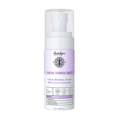 Indulgeo Essentials Arabian Blooming Jasmine Witch Hazel Toning Mist/Toner For Dry Skin