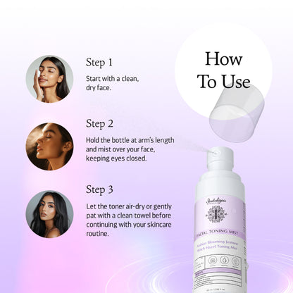 Indulgeo Essentials Arabian Blooming Jasmine Witch Hazel Toning Mist/Toner For Dry Skin