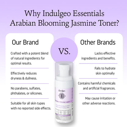 Indulgeo Essentials Arabian Blooming Jasmine Witch Hazel Toning Mist/Toner For Dry Skin