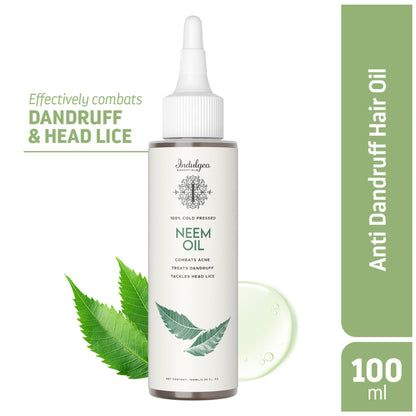 Indulgeo Essentials 100% Cold Pressed Pure Herbal Neem Oil For Hair & Skin