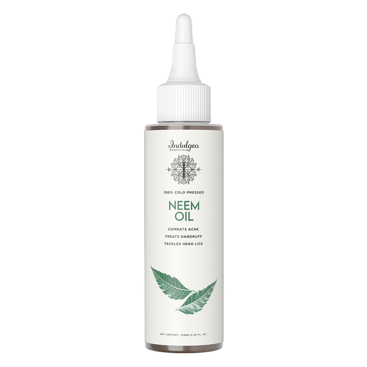 Indulgeo Essentials 100% Cold Pressed Pure Herbal Neem Oil For Hair & Skin