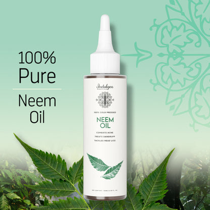 Indulgeo Essentials 100% Cold Pressed Pure Herbal Neem Oil For Hair & Skin