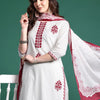 Dhiyona IE Floral Embroidered Kurta with Trousers & Dupatta