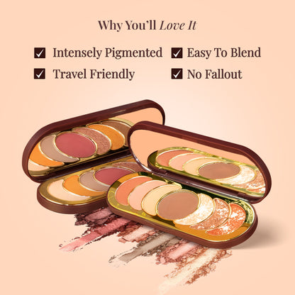 LoveChild Masaba Hyper-Blend Eyeshadow Palette - Cosmo Glitz