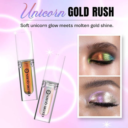 Colors Queen Multichrome Liquid Eyeshadow Combo Pack Of 2 - 01 - Rosy Reds Trio