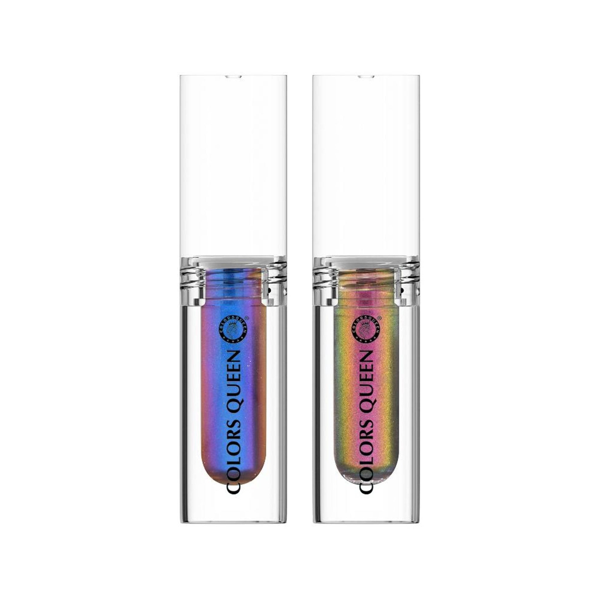 Colors Queen Multichrome Liquid Eyeshadow Combo Pack Of 2 - 03 - Warm Peachy Trio