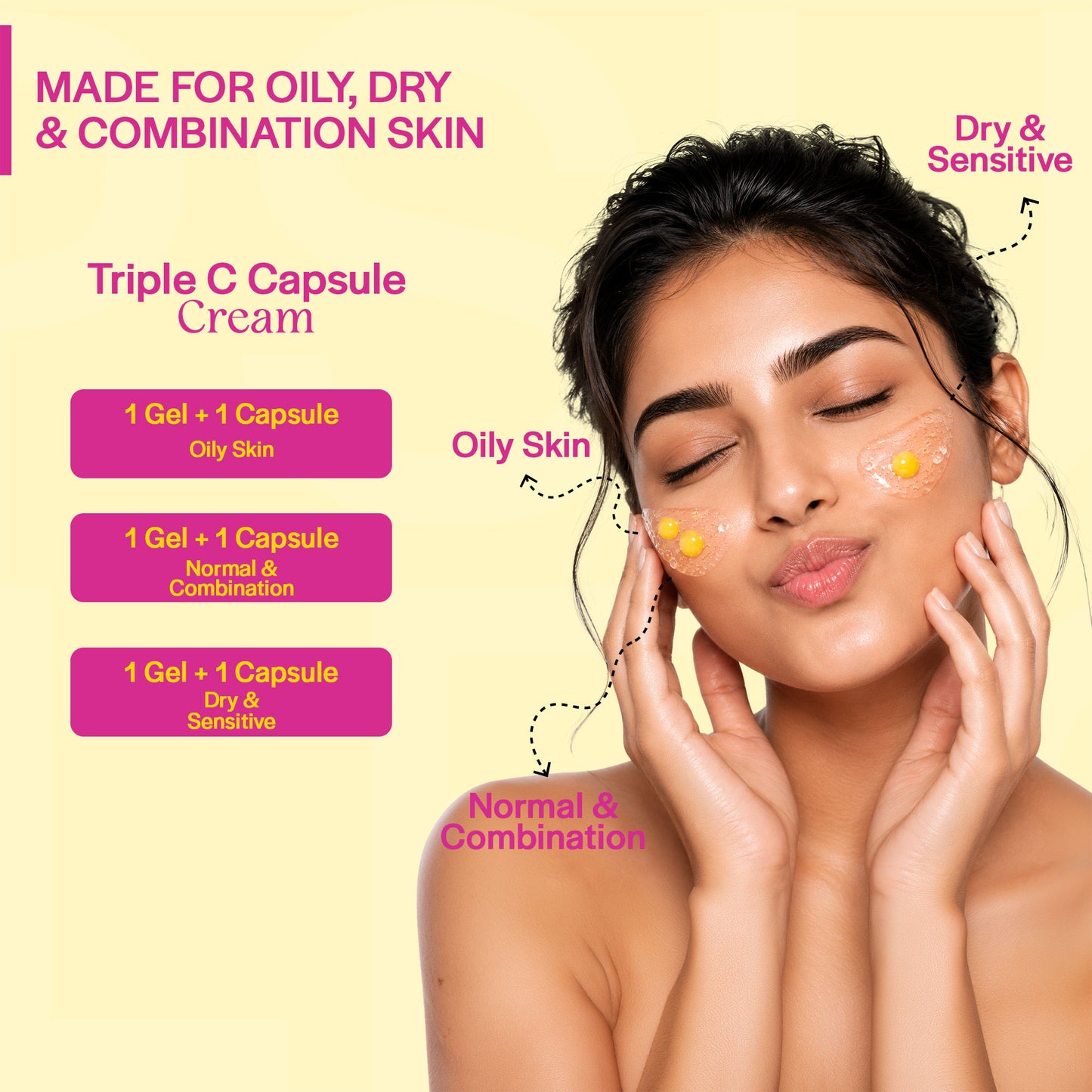 SUROSKIE Glow Capsule Cream Triple C Face Cream