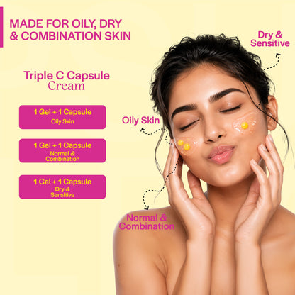 SUROSKIE Glow Capsule Cream Triple C Face Cream