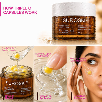 SUROSKIE Glow Capsule Cream Triple C Face Cream