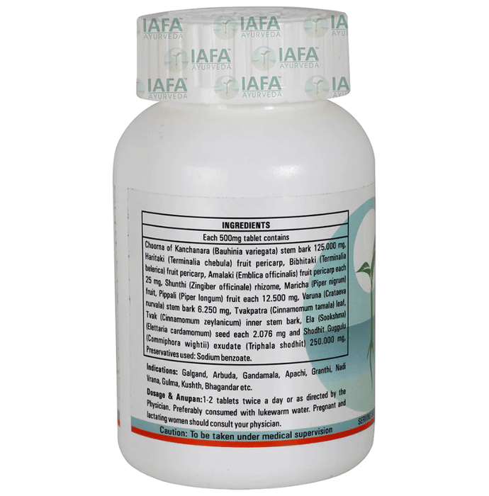 Iafa Ayuveda Kanchanar Guggulu Tablets