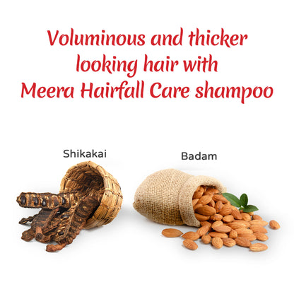 Meera Strong and Healthy Shampoo, With Goodness Of Kunkudukai and Badam
